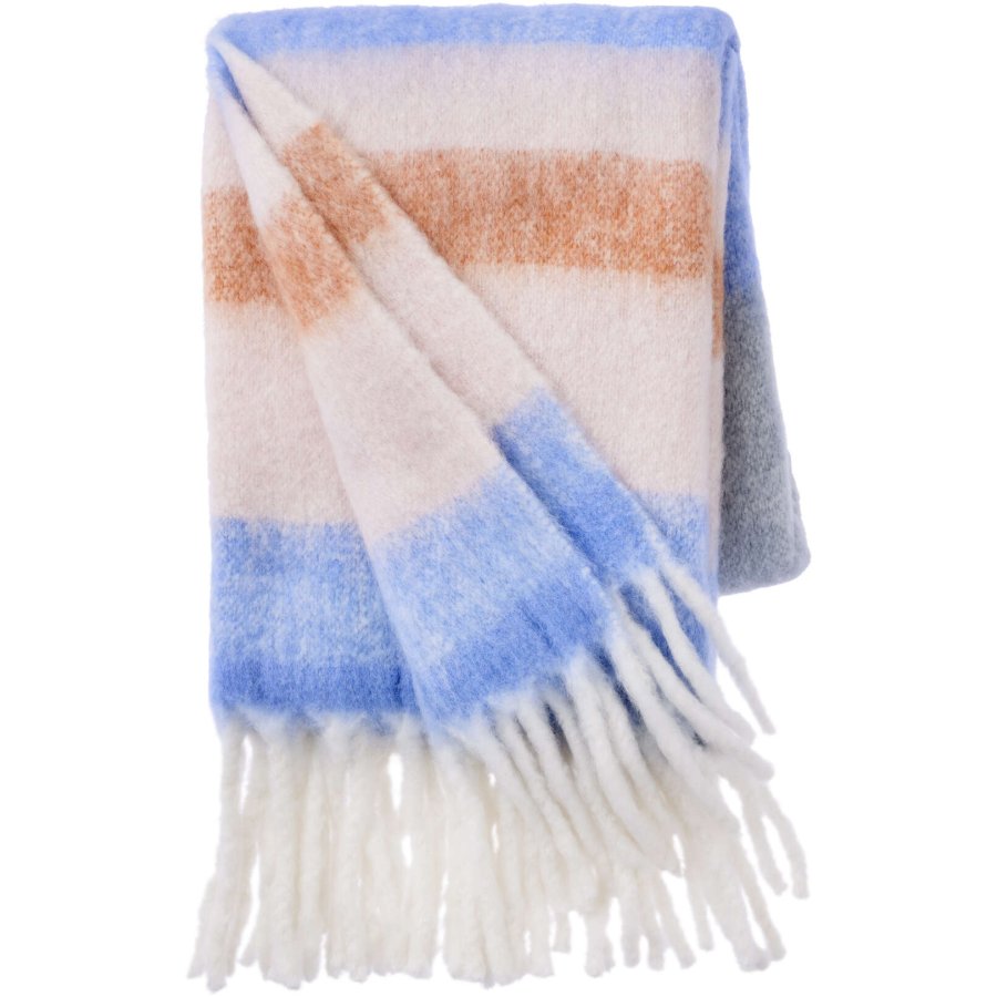 Cozy Living Mathea Decke 130x170 cm, Sea Blue