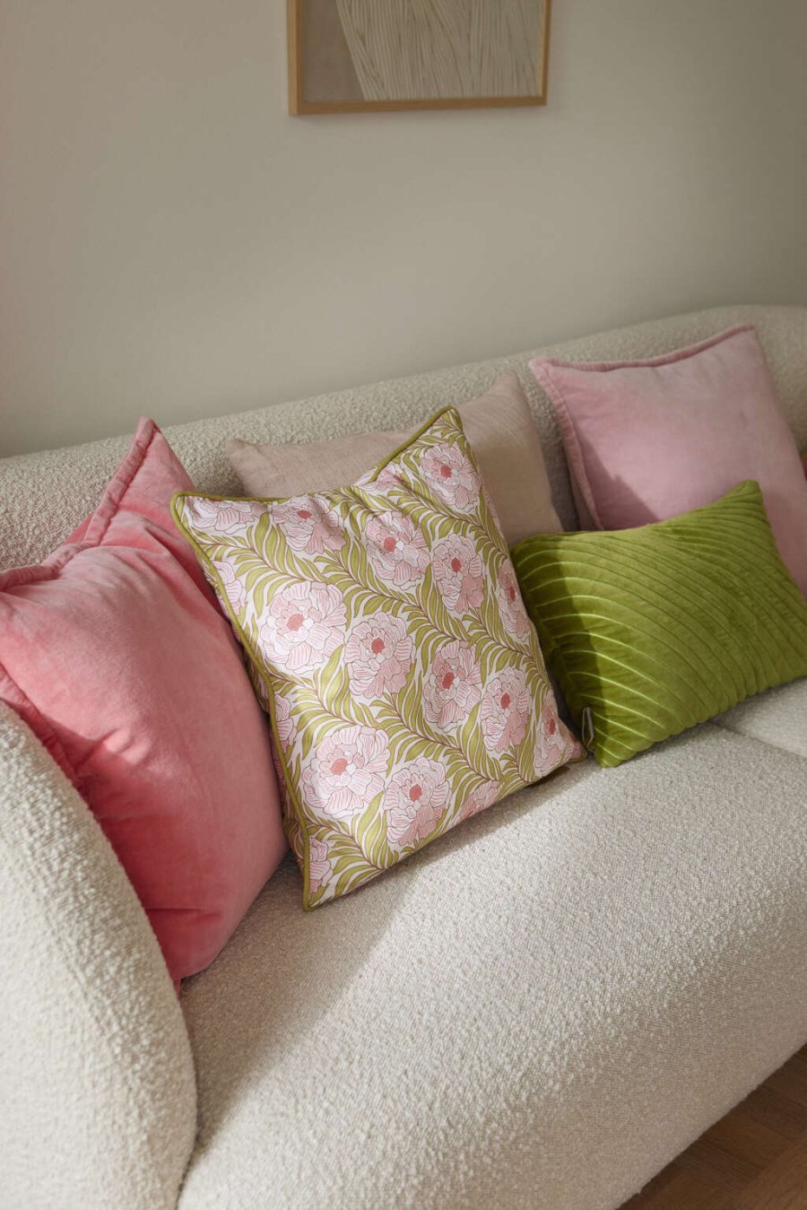 Cozy Living Maddie Pudebetrk 30x50 cm, Fern Green