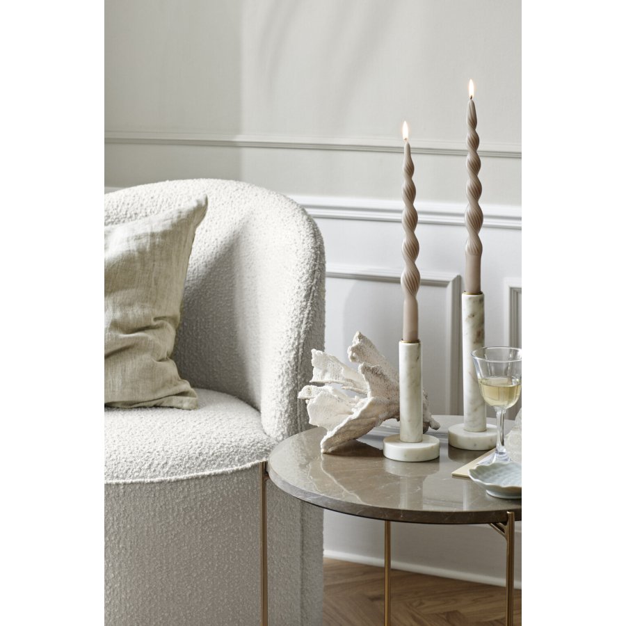 Cozy Living Dagny Lysestagest 2 stk, Snow
