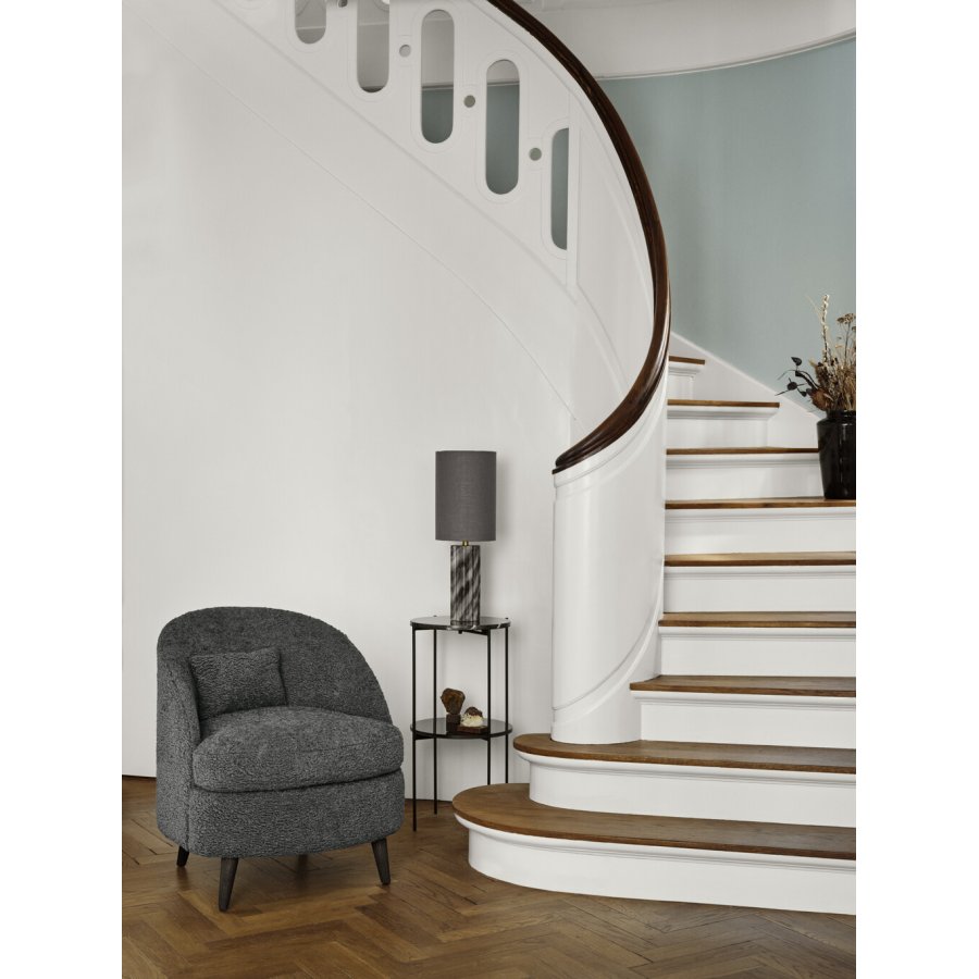 Cozy Living Andrea Loungesessel, Charcoal