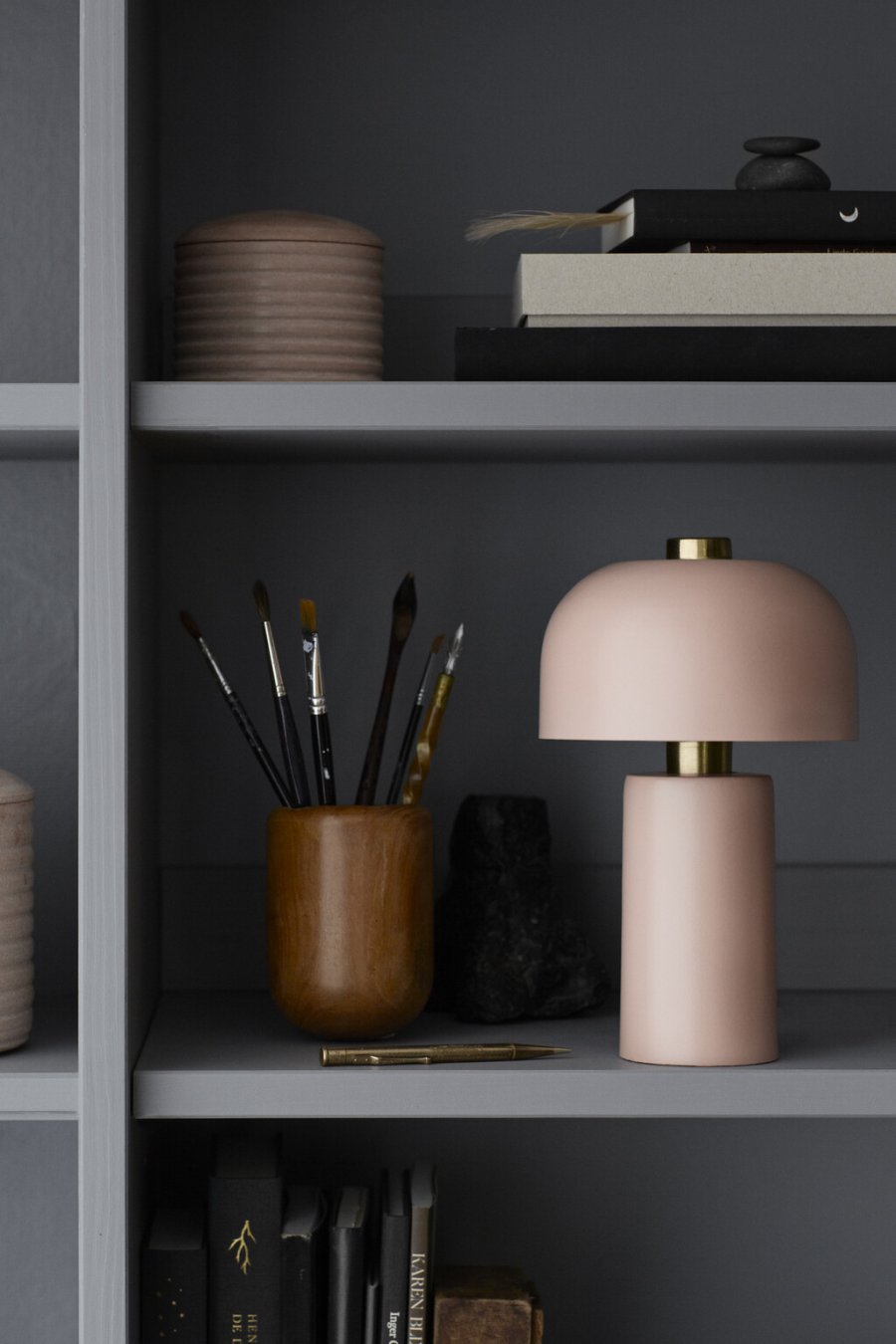 Cozy Living Lulu Bordlampe H23 cm, Dusty Rose