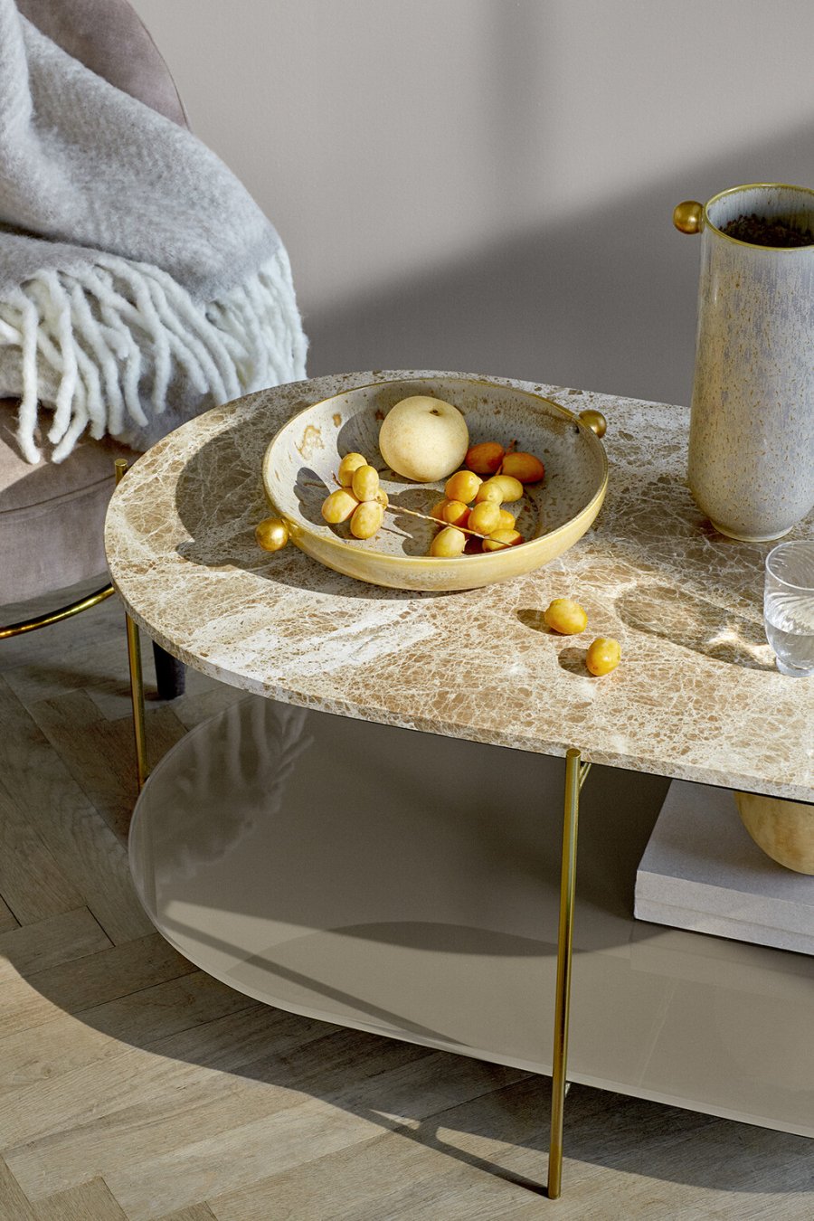 Cozy Living Siff Sofabord H50 cm, Caramel