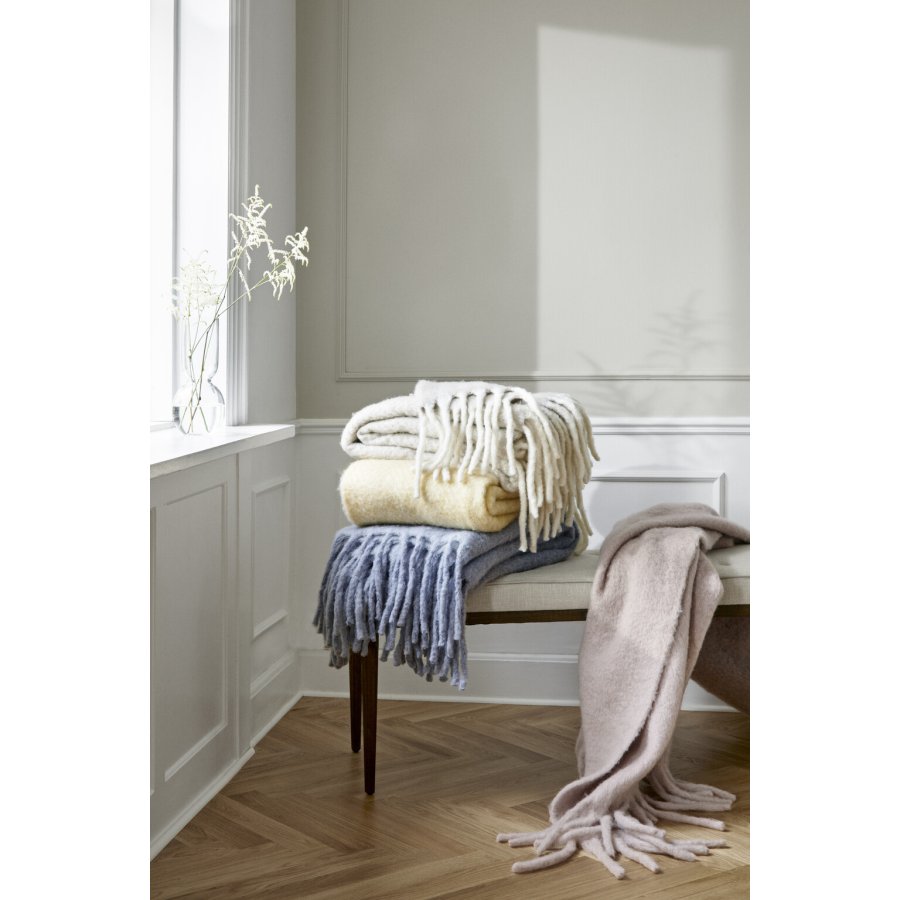 Cozy Living Mathea Melange Plaid 130x170 cm, Agate