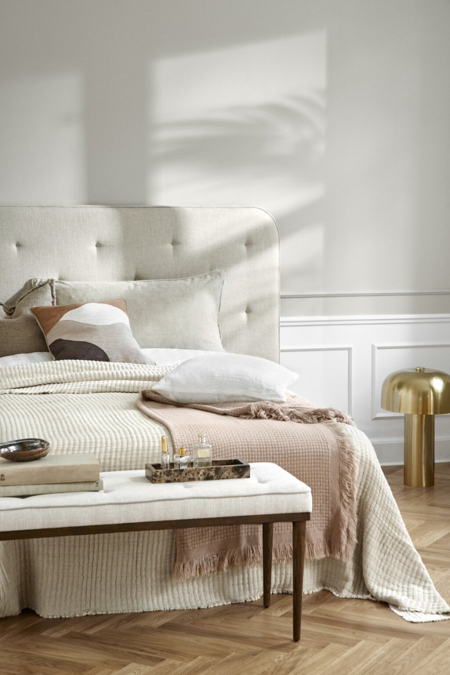 Cozy Living Abbey Sengetppe 280x260 cm, Alpaca