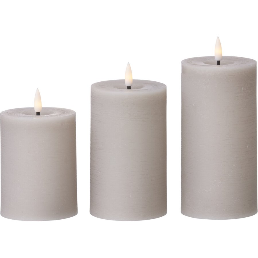 Cozy living Bloklys LED H10 cm, Stone