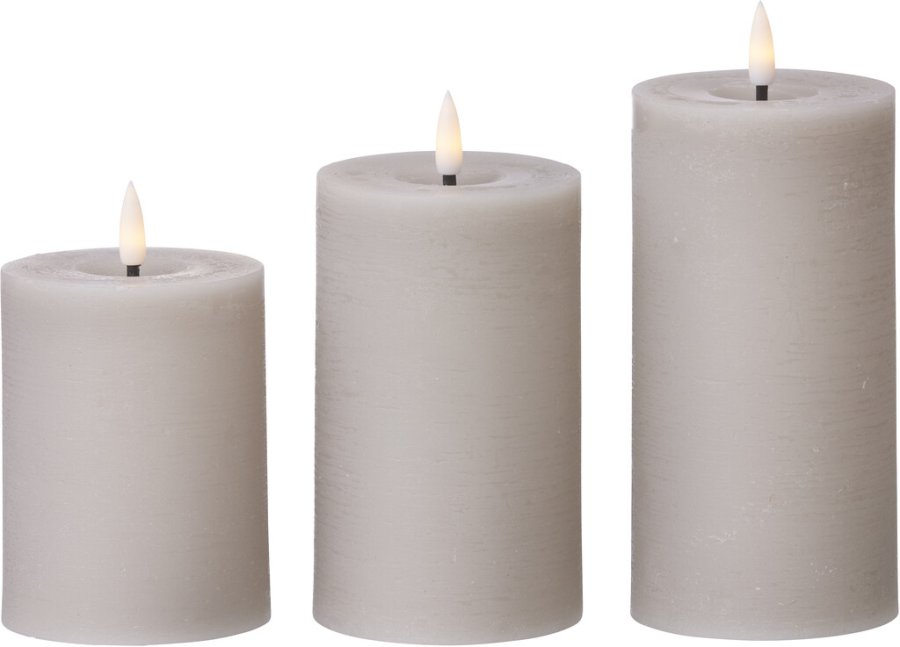 Cozy living Bloklys LED H10 cm, Stone