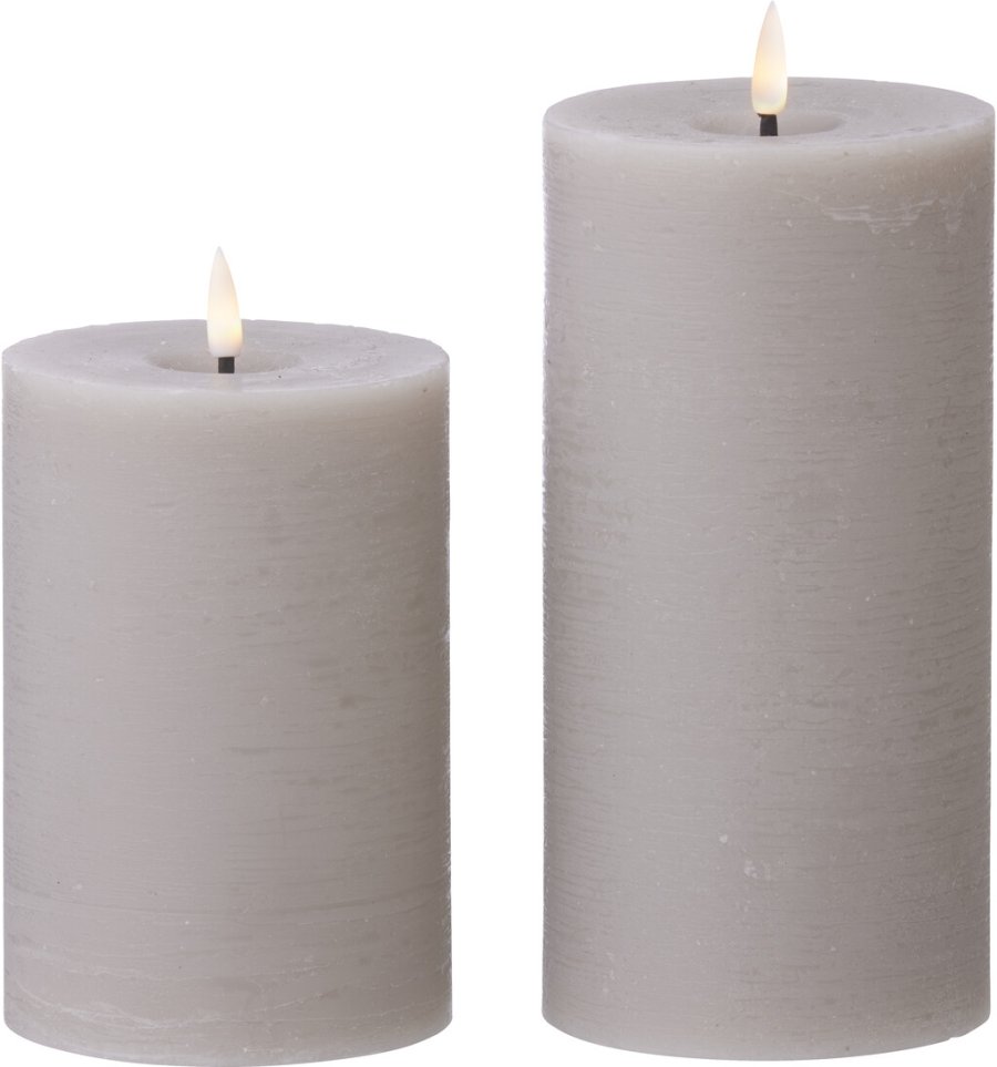 Cozy living Bloklys LED H20 cm, Stone