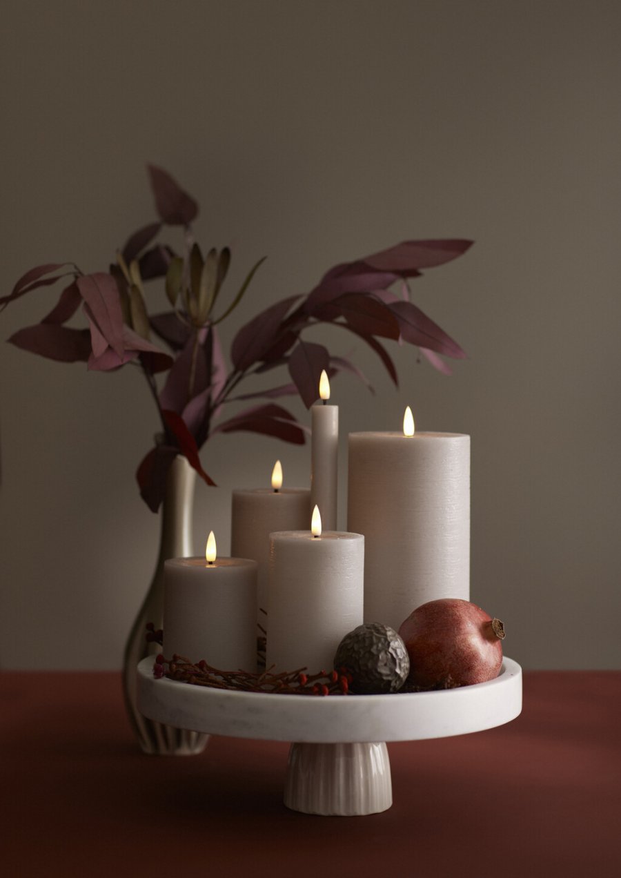 Cozy living Bloklys LED H20 cm, Stone