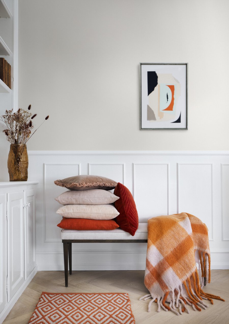 Cozy living Pudebetrk 50x50 cm, Sunset Orange
