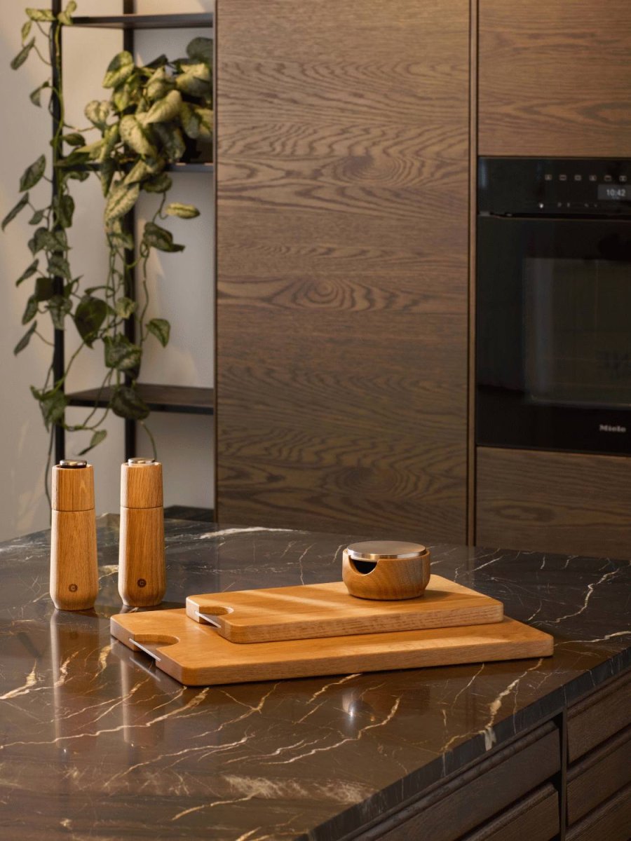 CrushGrind Champagne Schneidebrett 40x30 cm, Eiche