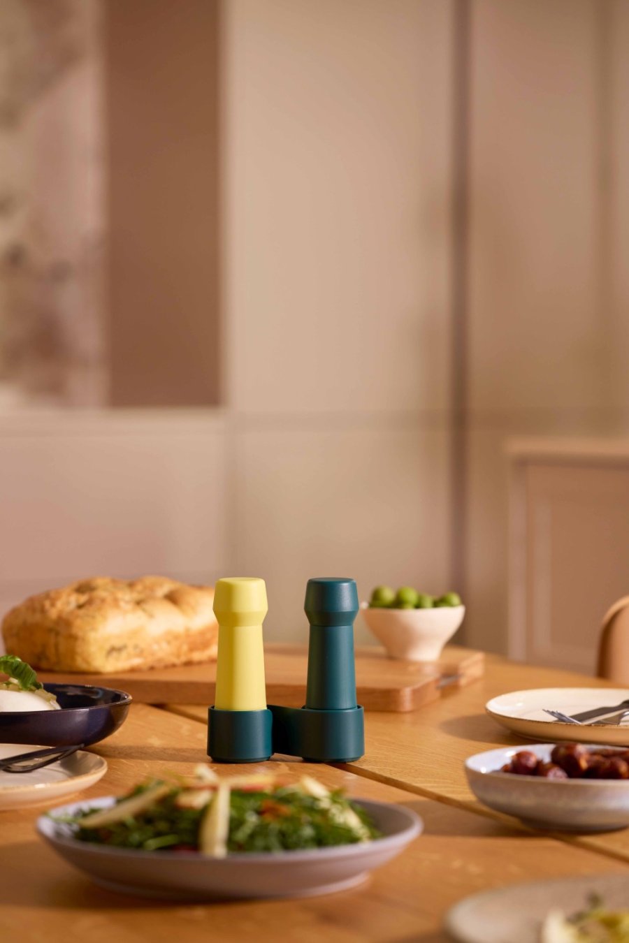 CrushGrind Amsterdam To-Go Kv�rns�t H11 cm, Forest Green/Dusty Yellow
