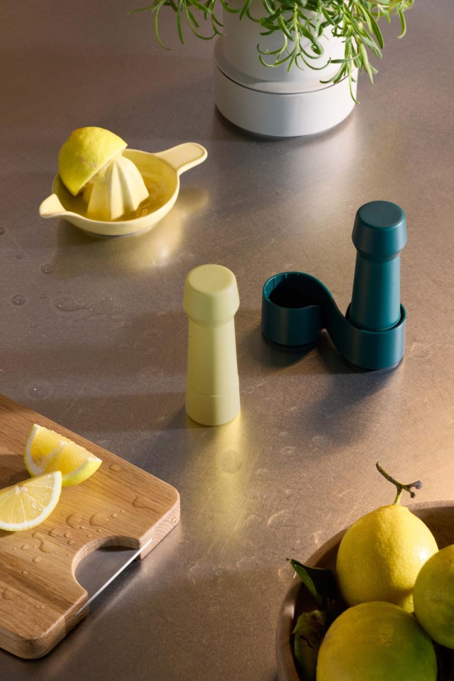 CrushGrind Amsterdam To-Go Kv�rns�t H11 cm, Forest Green/Dusty Yellow