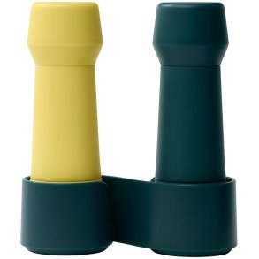 CrushGrind Amsterdam To-Go M&uuml;hleset H11 cm, Forest Green/Dusty Yellow