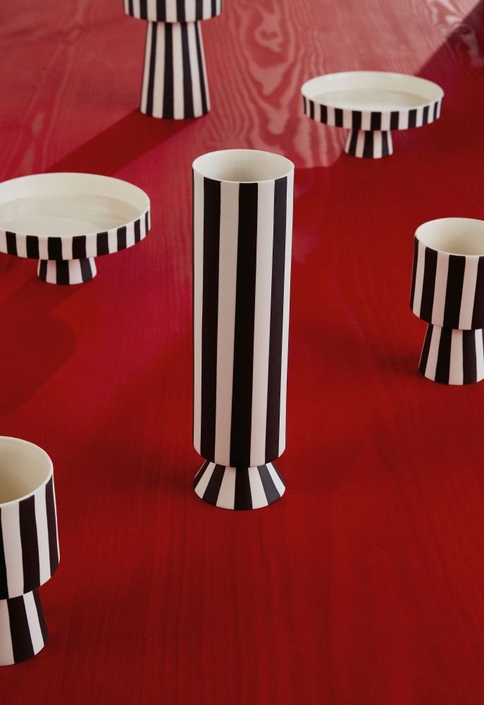 OYOY Toppu Vase H31 cm, Sort