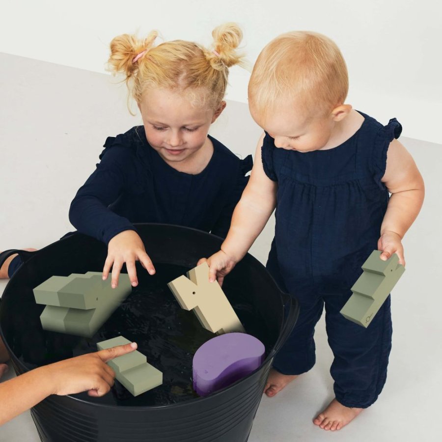 bObles Badekrokodiller 3 stk, Gr�n