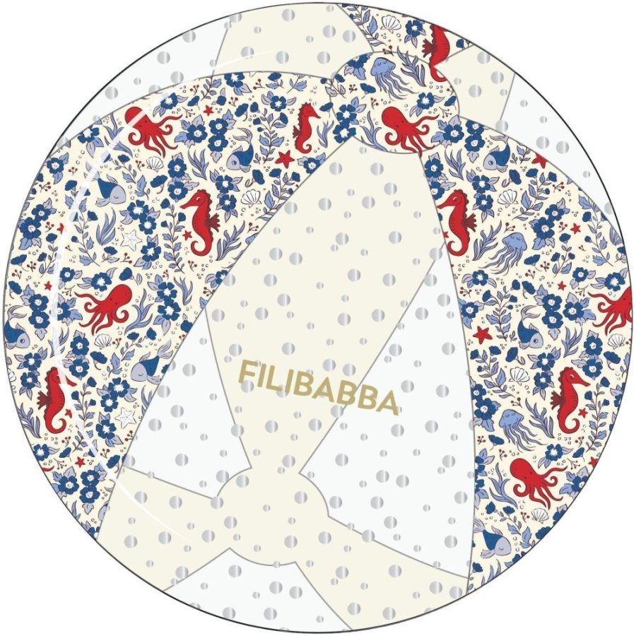 FILIBABBA Alfie Badebold �40 cm, Sea Bloom