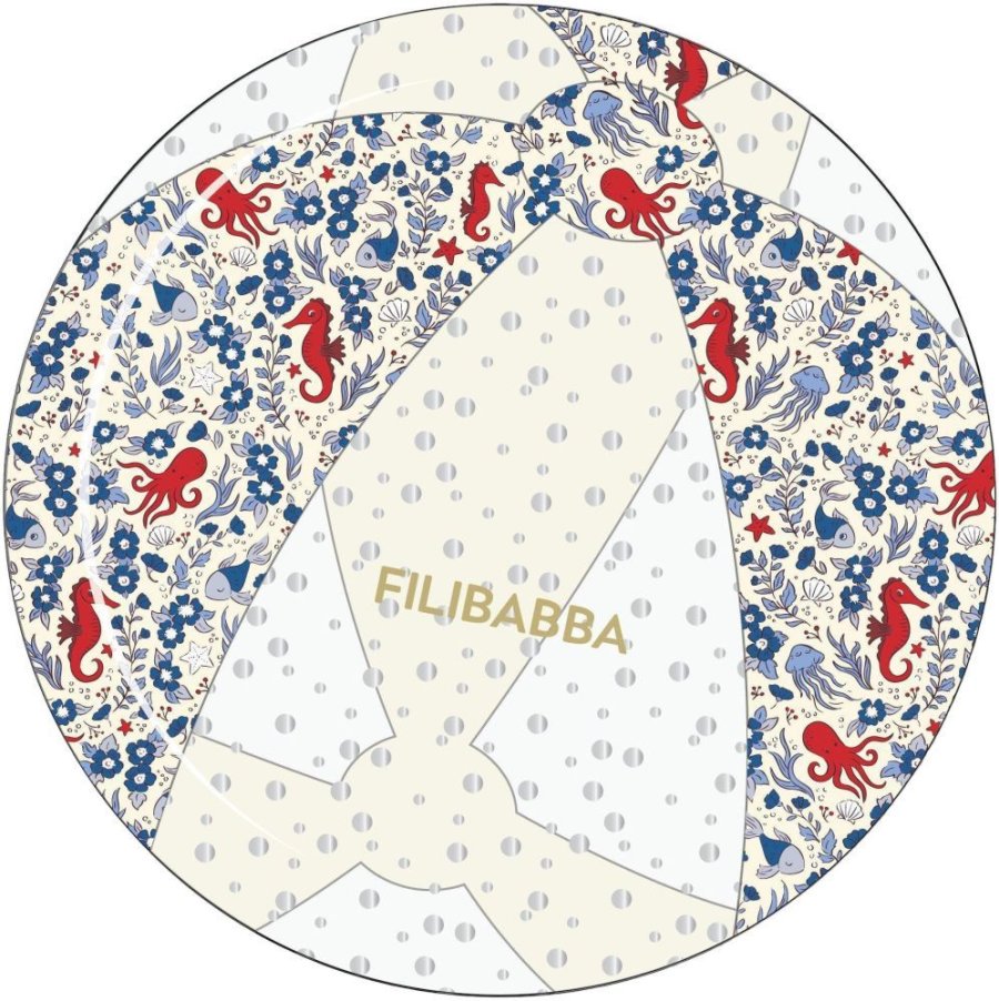 FILIBABBA Alfie Badebold �40 cm, Sea Bloom