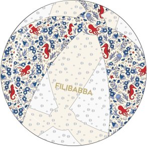FILIBABBA Badebold �60 cm, Sea Bloom