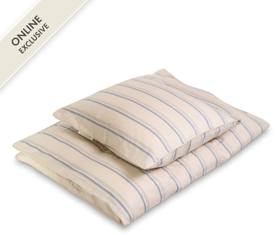 FILIBABBA Babysenget�j 70x100 cm, Balance Stripes Blue Mix