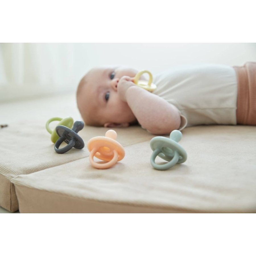 FILIBABBA Silikone Sut 2 stk, Stone Grey