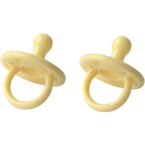 FILIBABBA Silikone Sut 2 stk, Pale Banana