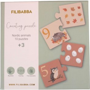 FILIBABBA T�llepuslespil, Nordiske Dyr