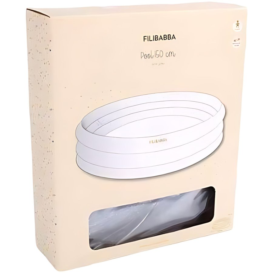 FILIBABBA Alfie Badebassin �150 cm, Regnbuefarvet Glitter