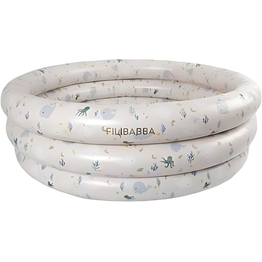 FILIBABBA Alfie Badebassin �80 cm, Christian's Whale Tales