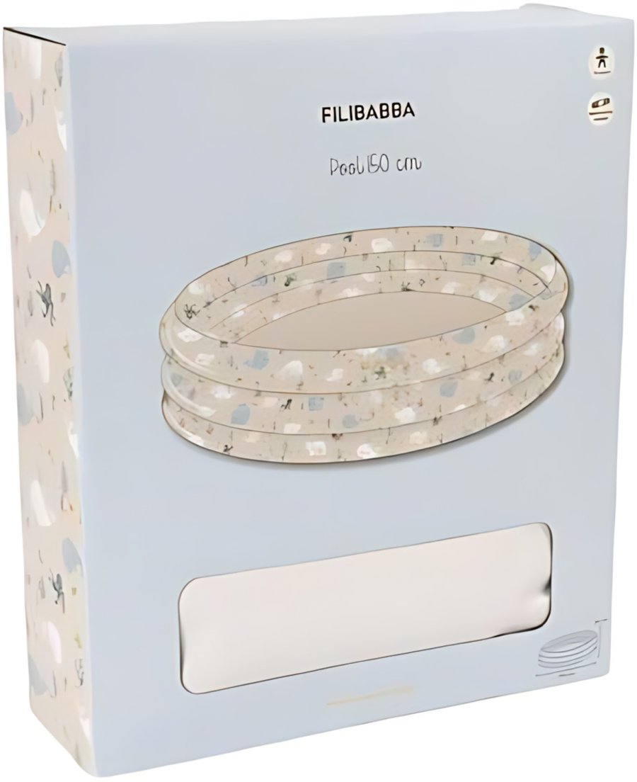FILIBABBA Alfie Badebassin �150 cm, Christian's Whale Tales