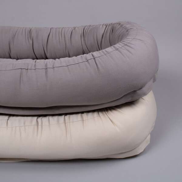 FILIBABBA Babynest 85x50 cm, Grau