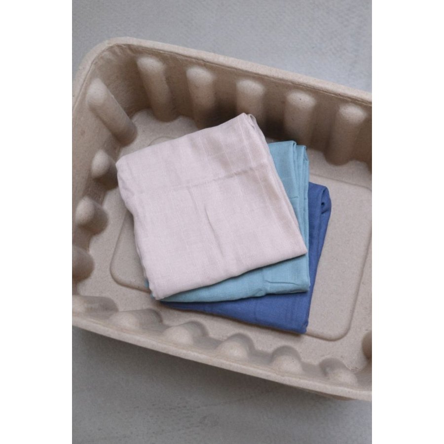 FILIBABBA Stofble 65x65 cm, Muddly Blue