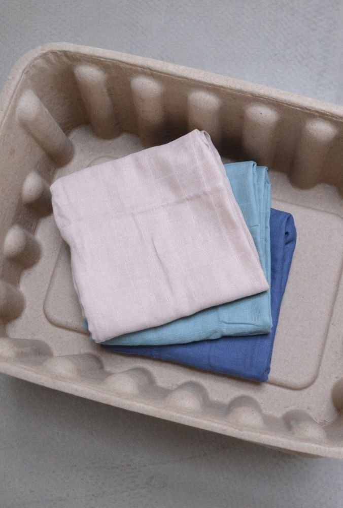 FILIBABBA Stofble 65x65 cm, Muddly Blue