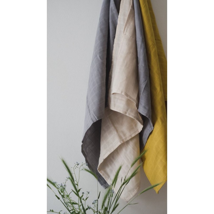 FILIBABBA Stofble 65x65 cm, Nature White