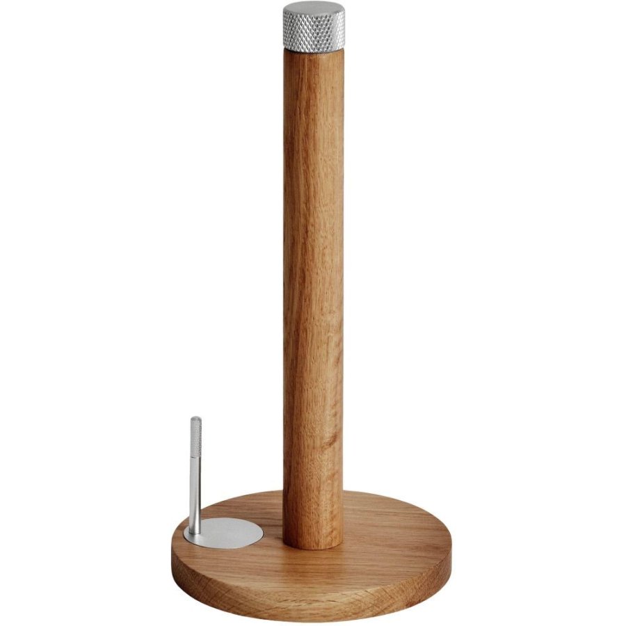 GEJST SINA Küchenrollenhalter H29 cm, Eiche/Stahl