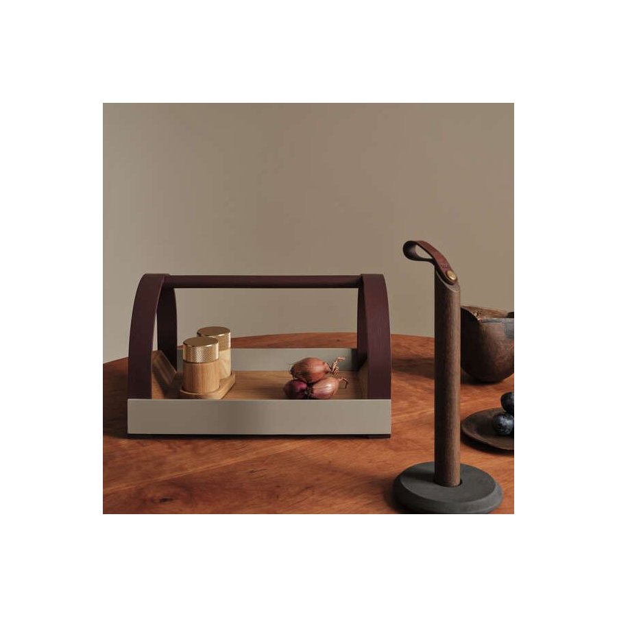 GEJST Kydo Bakke 27x40,5 cm, Oak/Grey/Burgundy