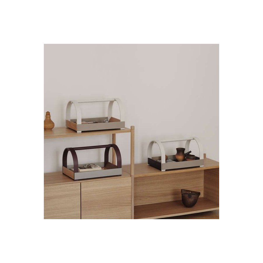 GEJST Kydo Bakke 27x40,5 cm, Oak/Grey/Burgundy