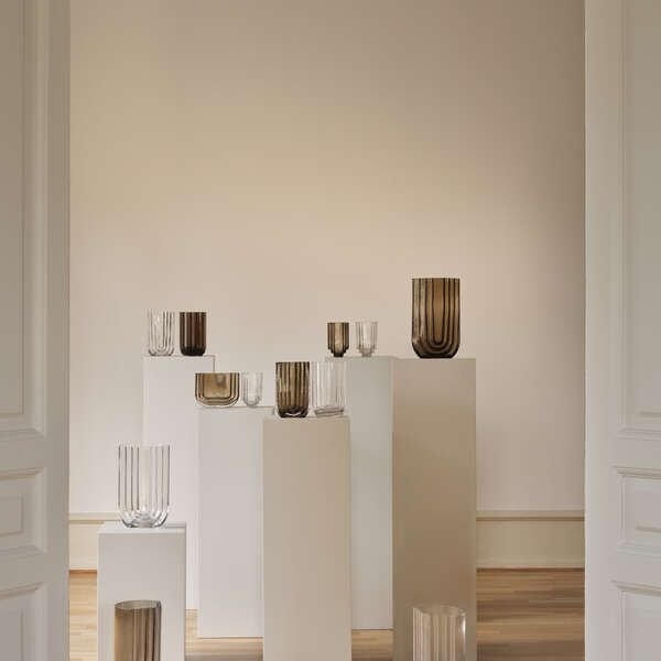 GEJST Vima Vase H19,5 cm, Smoked