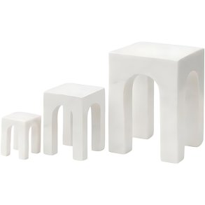 GEJST Arkis Boekensteun 3-delige set, Wit