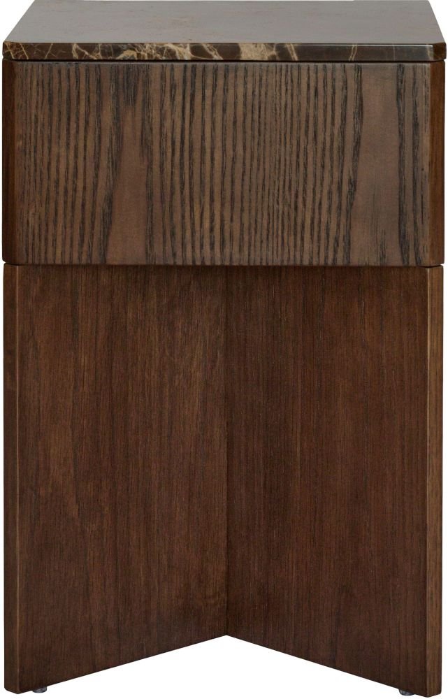 GEJST TAVA Sidebord H44,6 cm, M�rk Eg