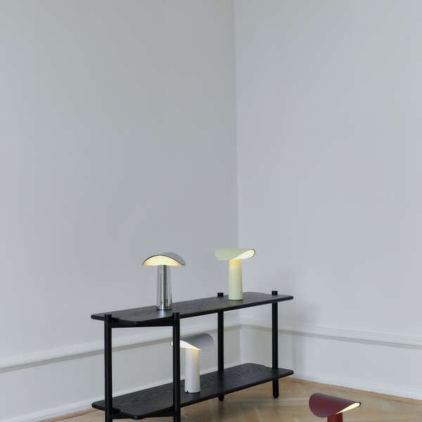 GEJST Lium Akku-Tischlampe H22,5 cm, Hellgelb