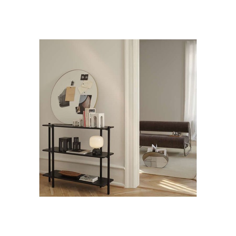 GEJST Meemo Akku-Tischlampe H23 cm, Schwarzer Marmor