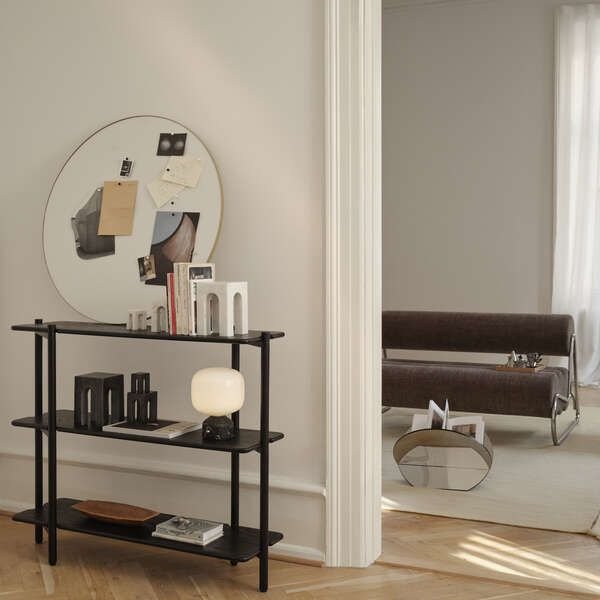GEJST Meemo Akku-Tischlampe H23 cm, Schwarzer Marmor