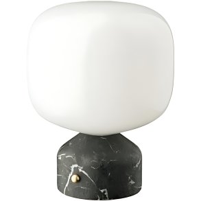 GEJST Meemo Akku-Tischlampe H23 cm, Schwarzer Marmor