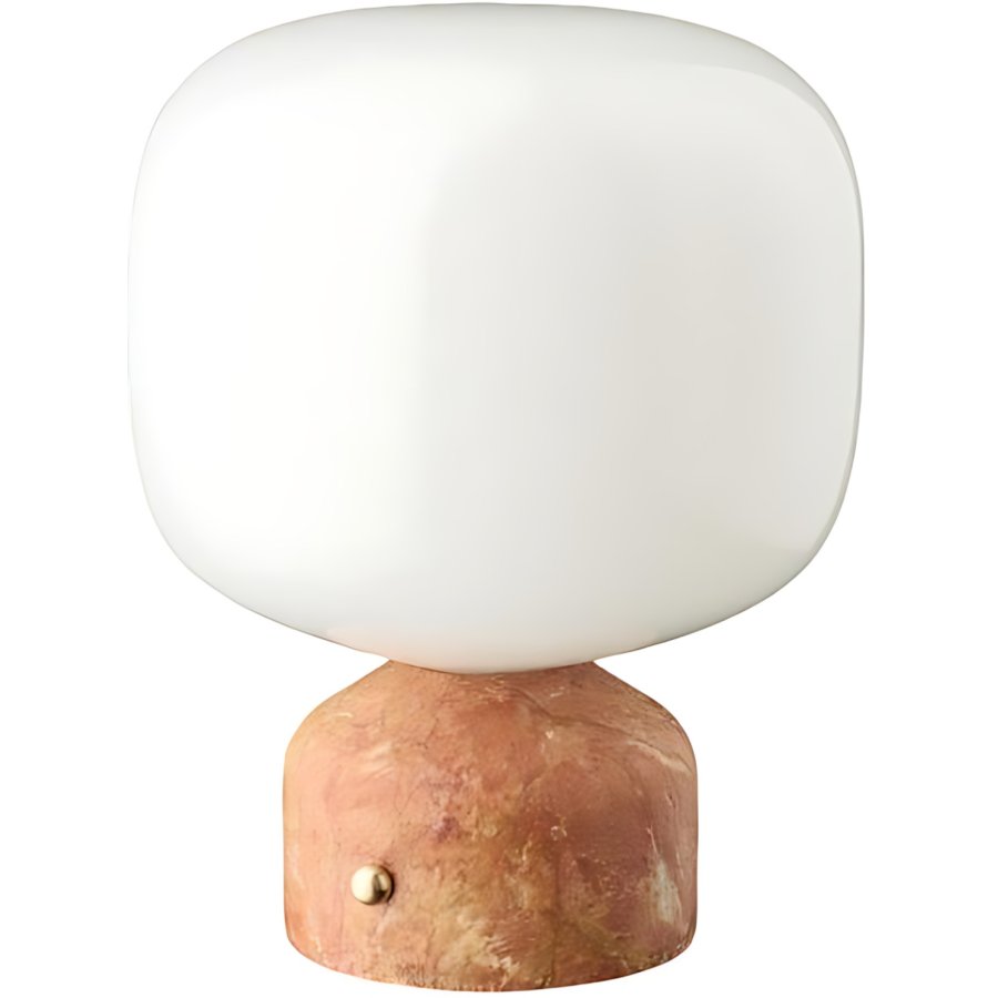 GEJST Meemo Akku-Tischlampe H23 cm, Goldener Roter Marmor