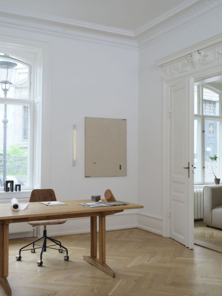 GEJST RADENT Wandleuchte 70 cm, Weiß
