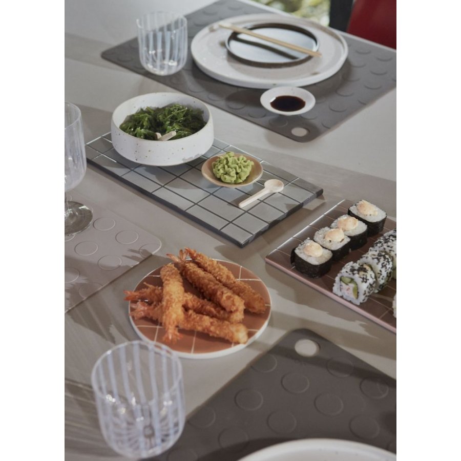 OYOY Dotto D�kkeserviet 2 stk. 34x45 cm, Choko