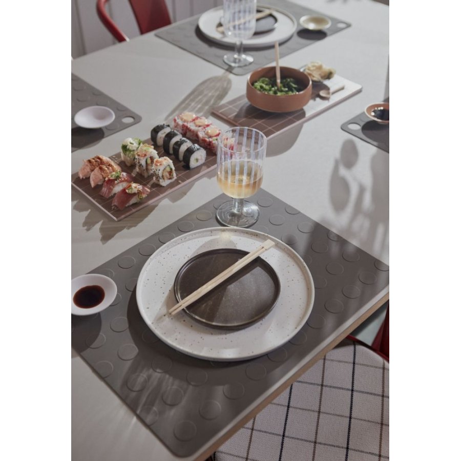 OYOY Dotto D�kkeserviet 2 stk. 34x45 cm, Choko