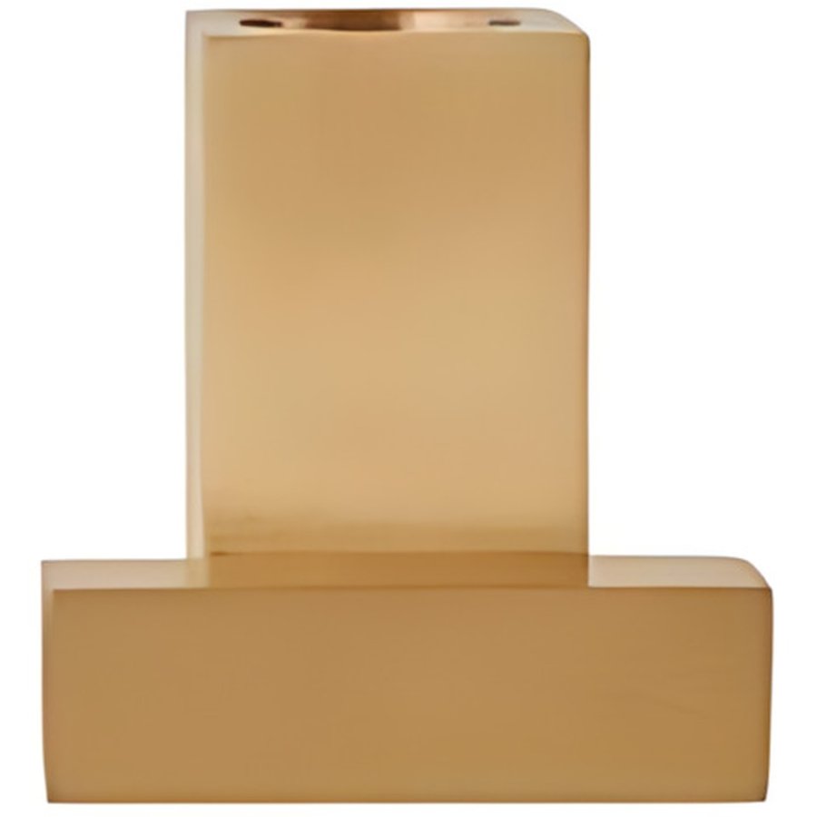 OYOY Square Solid Lysestage H5 cm, Messing