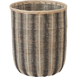 OYOY Striped Opbevaringskurv H42 cm, Rattan