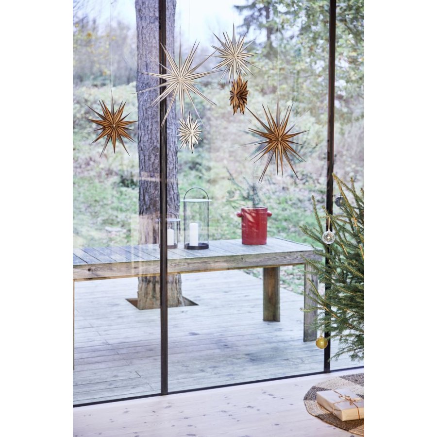 OYOY Toppu Kerstster 40 cm, Bruin/Zwart